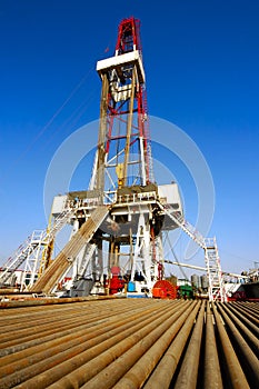 Drilling rig and drill pipe