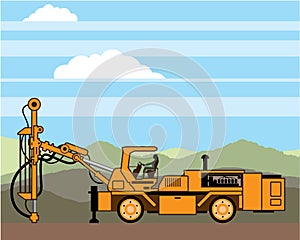 Drilling Rig Tractor Vehicle Machinery