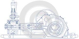 Drilling triplex pump