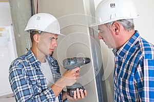 Drilling on the wall