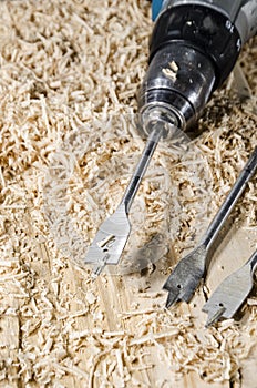 drilling in wood