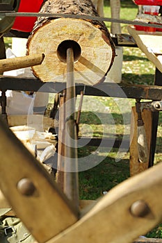 Drilling wood handicraft