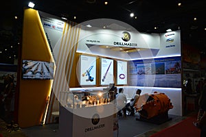 Drillmaster booth at Philconstruct in Pasay, Philippines
