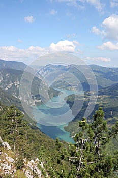 Drina river canyon viewpoint Banjska stena Tara mountain