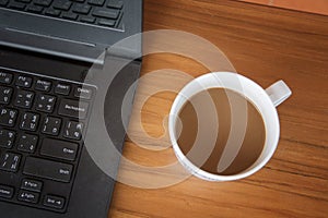 Drink coffee ready to work