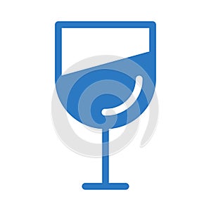 Drink glyph colour vector  icon