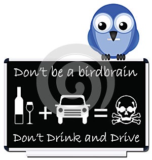 Drink and drive message