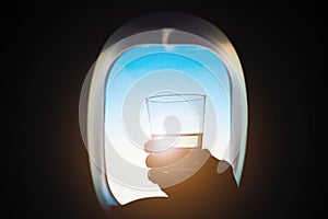 Drink during the flight