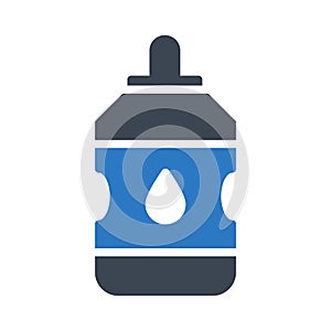 Drink glyph colour vector icon