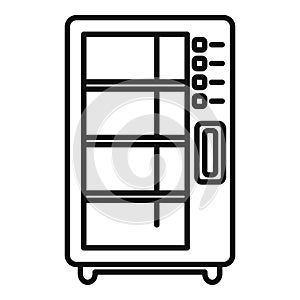 Drink machine icon outline vector. Bottle portable drink