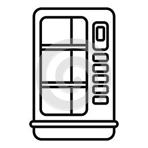 Drink machine supply icon outline vector. Candy beverage