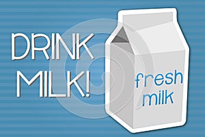 Drink milk background