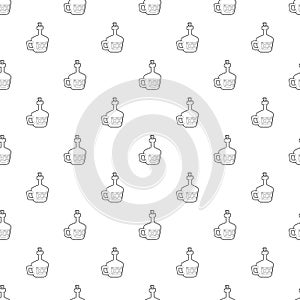 Drink pattern vector seamless