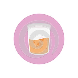 Drink vector flat color icon