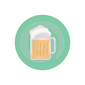 Drink vector flat color icon