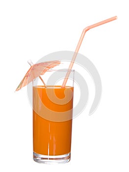 Drink on a white background.