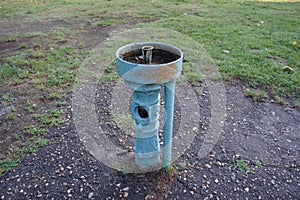 Drinking fountain on the city beach