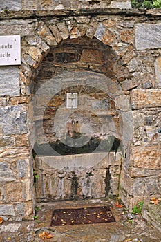 Drinking Fountain at the Virgin Mary's Shrine near Ephesus