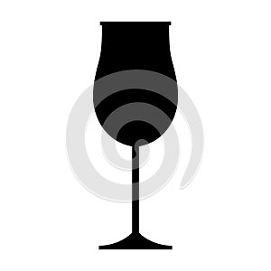 drinking glass cup icon on white background