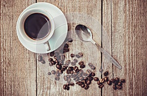 The drinking morning coffee . guesswork