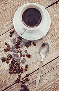 The drinking morning coffee . guesswork