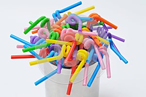 Drinking straw photo