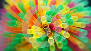 Drinking straw background