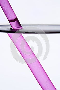 Drinking-straw Refracted by water II