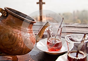 Drinking Traditional Turkish