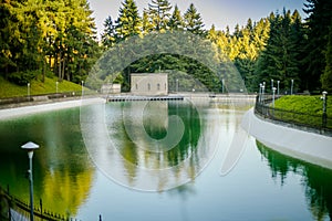 Drinking Water Reservoirs at Washington Park in Portland photo