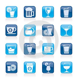 Drinks and beverages icons