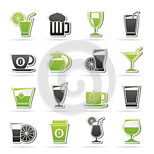 Drinks and beverages icons