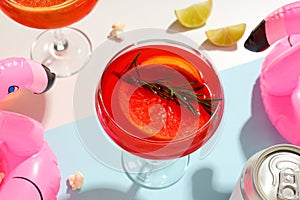 Drinks, fresh summer drink for refreshing, summer vibes concept