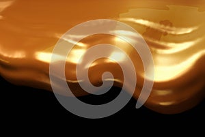 Drinks: Hot chocolate or cocoa flow on black