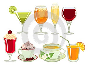 Drinks-icon-set.