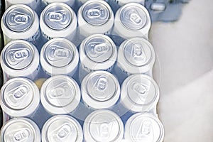 drinks packed in aluminum containers of 0.33