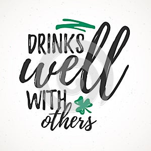 Drinks Well With Others