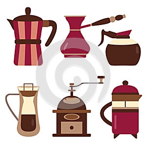 Drip Coffee Makers and Devices Icons