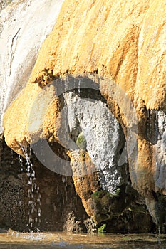 Dripping Petrified Fountain of RÃ©otier, french Hautes-Alpes
