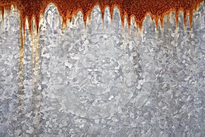 Dripping rust metal background photo