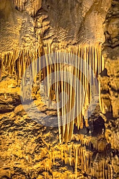 Dripstone cave France