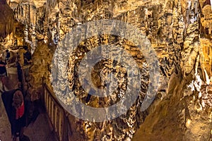 Dripstone cave France