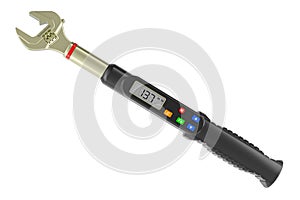 Drive electronic torque wrench, 3D rendering