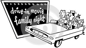 Drive-In Movie Family Night photo