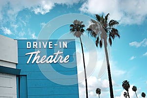 Drive-in movie theater