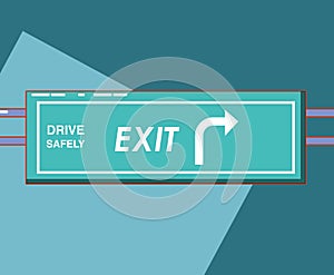 drive safely design vector ilustration