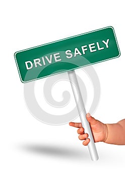 Drive safety concept. Secure driving