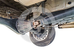 Drive shaft to wheel system