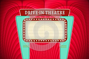 Drive in sign.