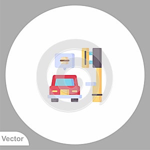 Drive thru vector icon sign symbol